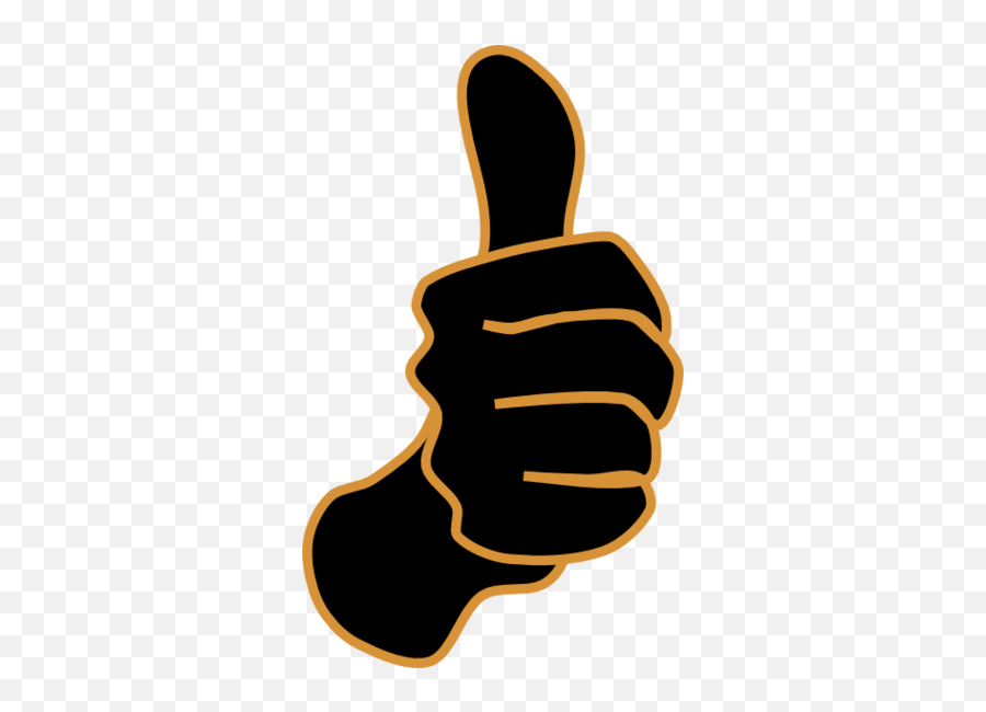 Thumbs Up Clip Art Vector Free Clipart - Black Thumbs Up Clipart Emoji,Emoticons Thumbs Up