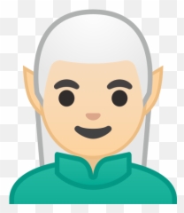 Man Elf Light Skin Tone Free Icon - Emoji Menino Loiro