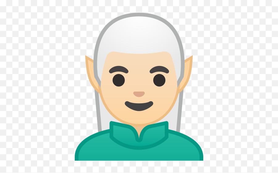 Man Elf Light Skin Tone Free Icon - Emoji Menino Loiro,Elf Emoticons