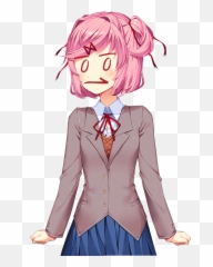 Ddlc - Natsuki Ddlc Sprites Emoji,100 Emoji