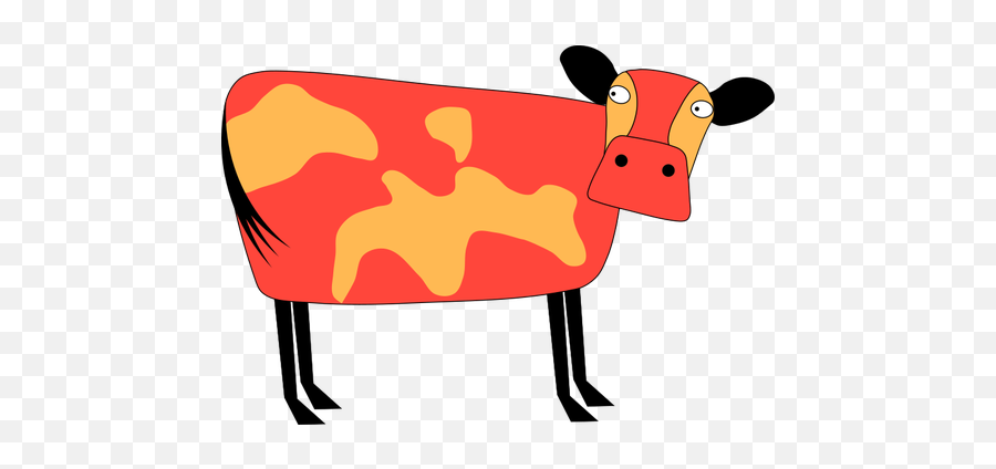Red Cow - Red Angus Cow Silhouette Emoji,Cow Man Emoji