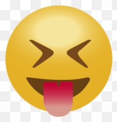Happy Tongue Emoji Emoticon - Emoji,Happy Emoji