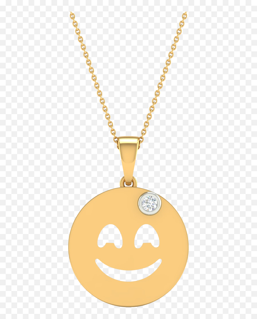 Kids Diamond Pendants Online Emoji,Emoticon Necklace