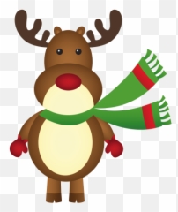 Scarf Png And Vectors For Free Download - Christmas Rudolph Clipart Emoji