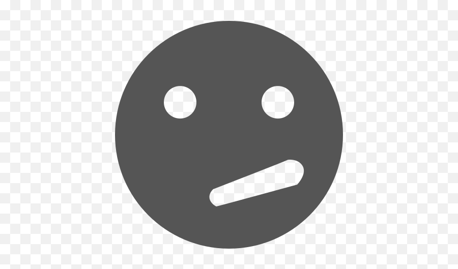Icon Of Super Flat Remix V1 - Circle Emoji,Uncertain Emoticon
