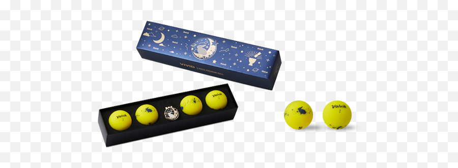 Marvel X Volvik Rabbit On The Moon Vivid Long Golf Balls 4pcs 3d Ball Marker - College Softball Emoji,Rabbit Emoticon