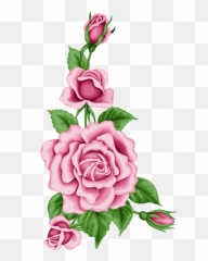 Library Of Wilting Flower Banner Royalty Free Png Files - Border Design Side Flowers Emoji