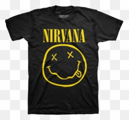 Download Smiley Tee - Kurt Cobain Nirvana Logo Emoji,Nirvana Emoji
