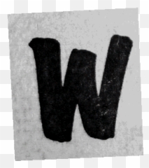 W Letter Letters Sticker - Typography Collage Sticker Emoji,Letter W Emoji