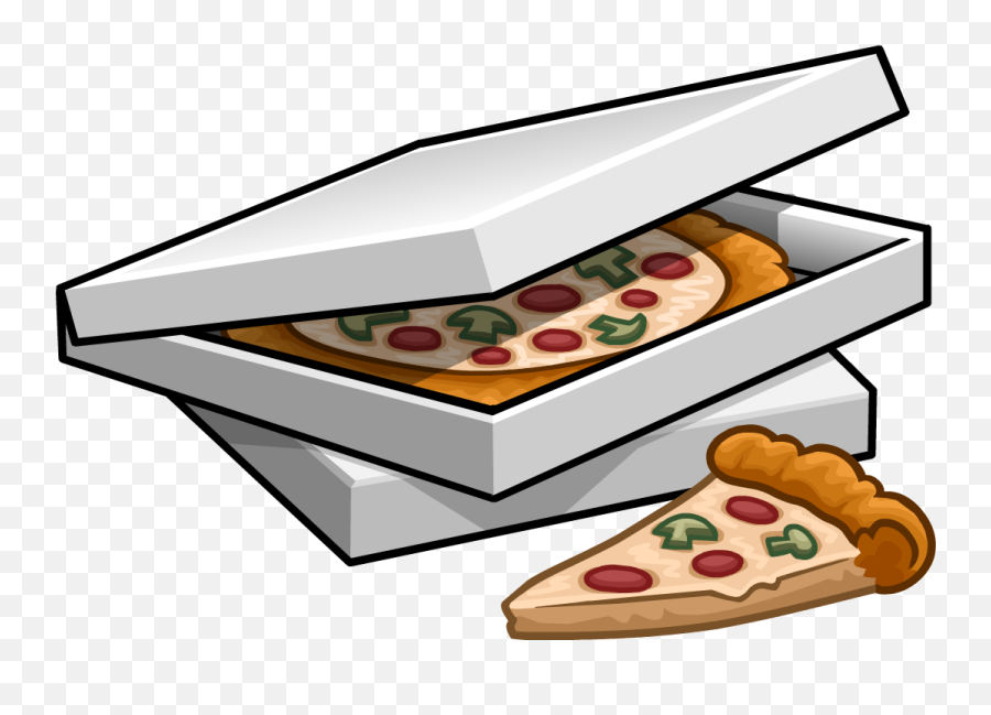 Club Penguin - Transparent Cartoon Pizza Png Emoji,Facebook Pizza Emoticon