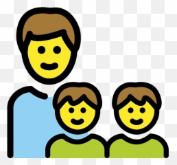 Man Boy Emoji Clipart - Family