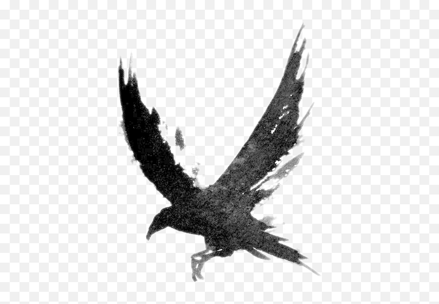 Tattoo Crow Common Raven Bird Black - Crow Tattoo Emoji,Raven Bird Emoji