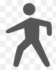 Man walking symbol - Transparent PNG u0026 SVG vector file Zebra Croossing Png Emoji