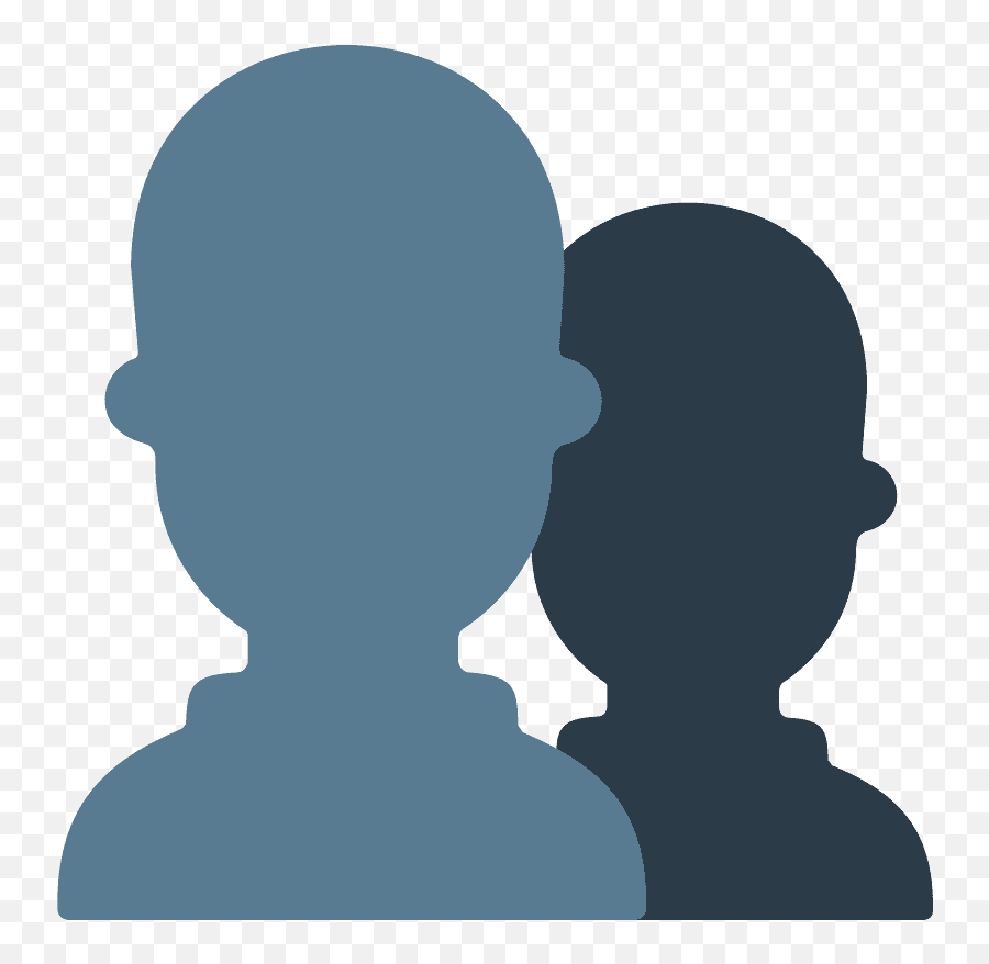 Busts In Silhouette Emoji Clipart - Busts In Silhouette,Speaking Head Emoji