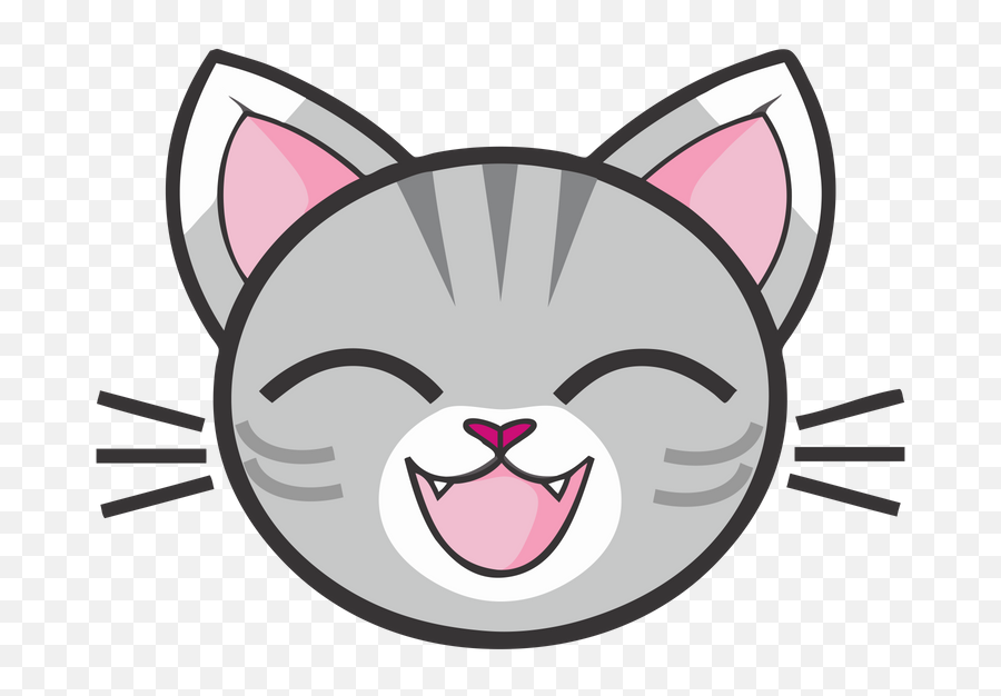 Grey Tabby Cats White Tabby Cat Tabby Cat - Calico Cat Clip Art Emoji,Grey Cat Emoji