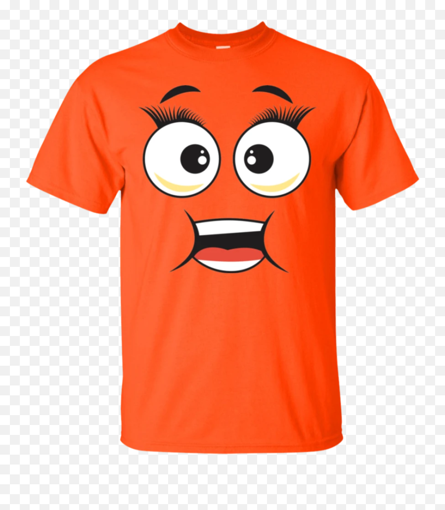 Halloween Emoji Matching Costume Tshirt Screaming - Hate The Denver Broncos,Screaming Emoji