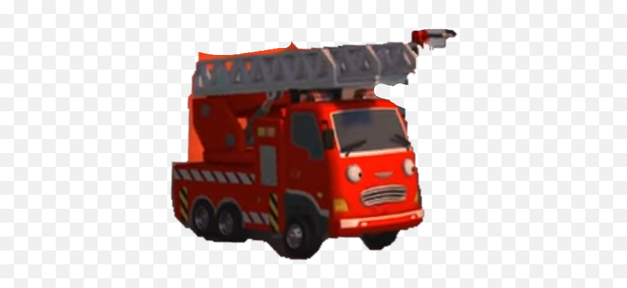 Tayo Firetruck Emergeny Sticker By Memeyakfans - Commercial Vehicle Emoji,Firetruck Emoji