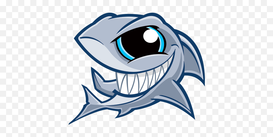 Shark Eyes Doll Smile - Shark With Big Eyes Drawing Emoji,How To Make A Shark Emoji