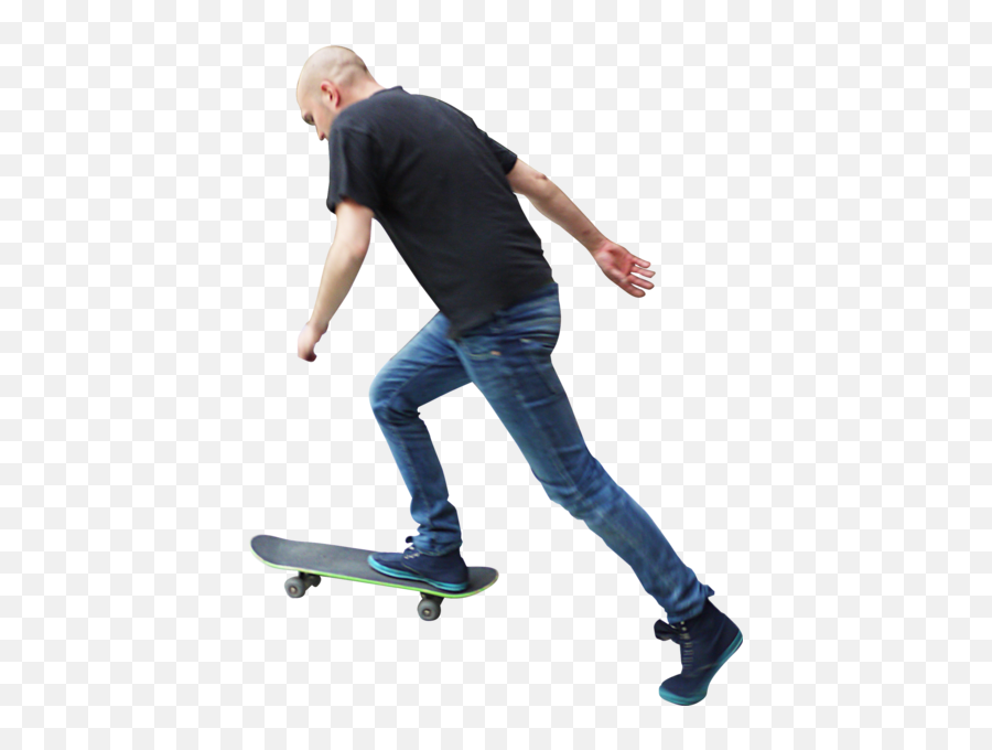 Guy On Skate Board Png Official Psds - Skateboarder Png Emoji,Skateboarding Emoji