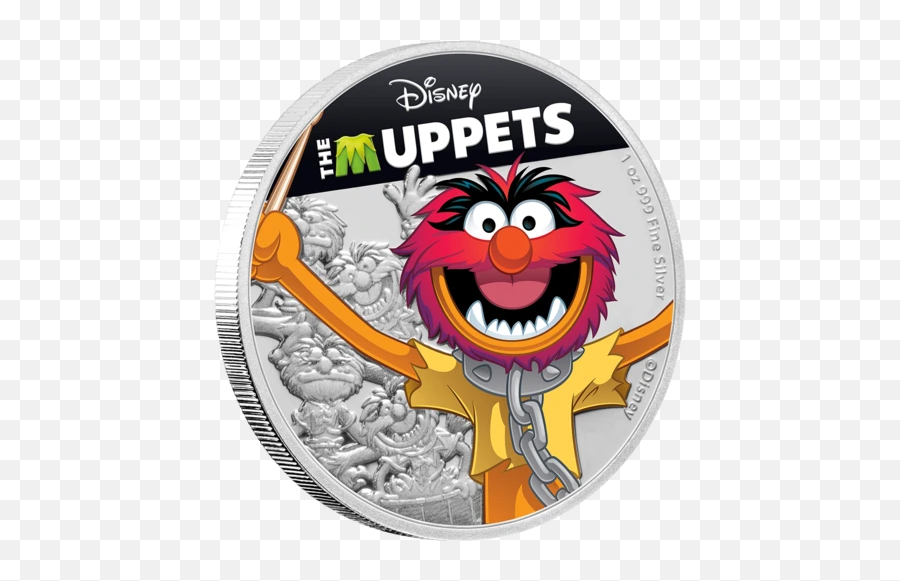 Disney The Muppets - Animal 1oz Silver Coin New Zealand Mint Happy Emoji,Star Trek Emoticons