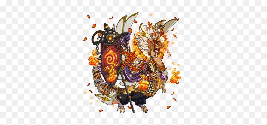 A Year Long Project Completed Dragon Share Flight Rising - Fictional Character Emoji,Hapy Emoji