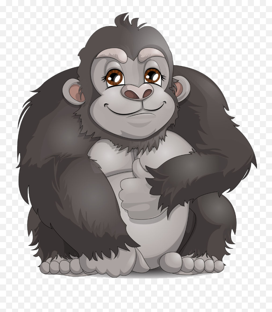 136 Ape Free Clipart - Gorilla Clip Art Emoji,Ape Emoji