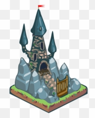 Castle Fantasy Isometry The Middle - Clip Art Emoji,Disney World Emoji