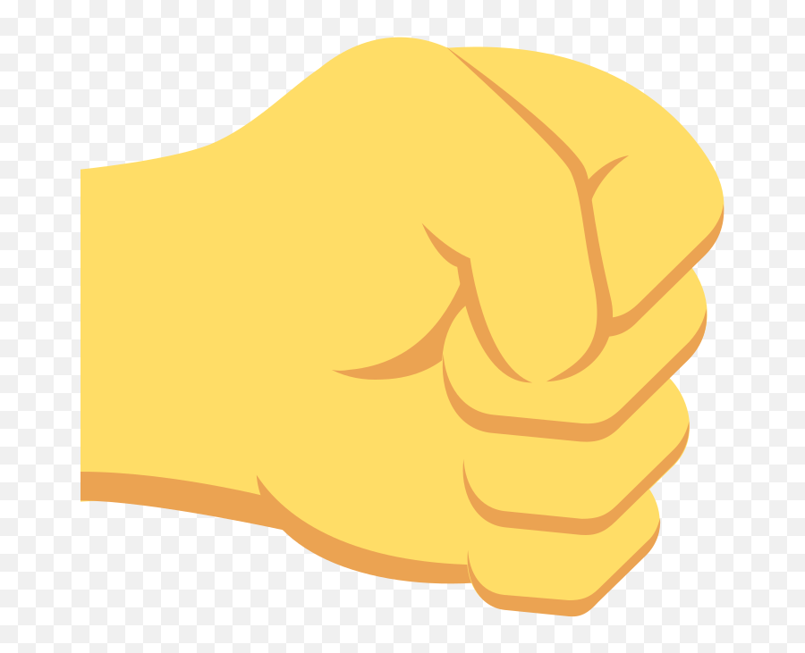 Emojione 1f91c - Left Facing Fist Emoji,Point Right Emoji