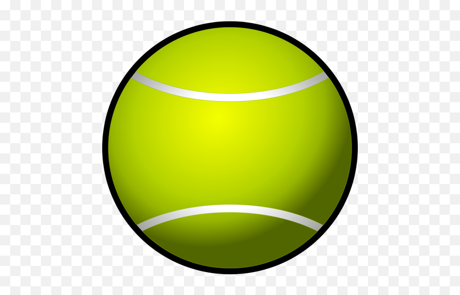 Tennis Ball Clip Art Vector Image - Tennis Ball Clipart Emoji,Flag Tennis Ball Emoji