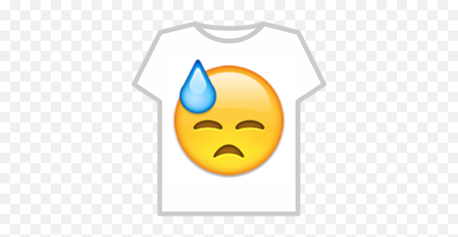 Sweating Emoji - Face With Cold Sweat Emoji Png,Sweat Emoji