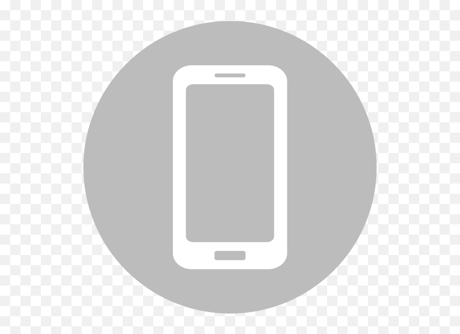 Mobile Icon - Mobile Icon Png Grey Emoji,White Emoji Keyboard