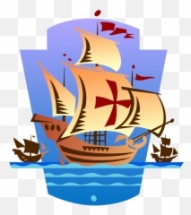 Columbus Day Png Photo - Columbus Day Clip Art Emoji,Flag Ship Emoji