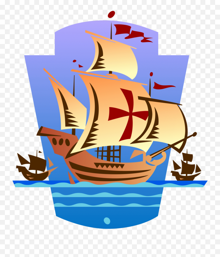 Columbus Day Png Photo - Columbus Day Clip Art Emoji,Flag Ship Emoji