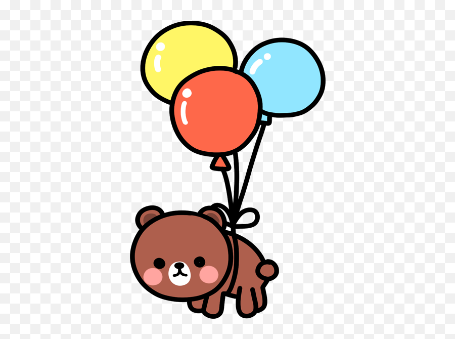 Emoji Bear Balloon Freetoedit Balloons Mimi Fte,Emoji Balloons
