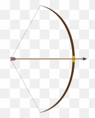 Bow And Arrow Clipart Transparent - Bow And Arrow With No Background Emoji,Bow And Arrow Emoji