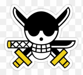 Roronoa Zoro Jolly Roger - One Piece Logo Zoro Emoji,Jolly Roger Emoji