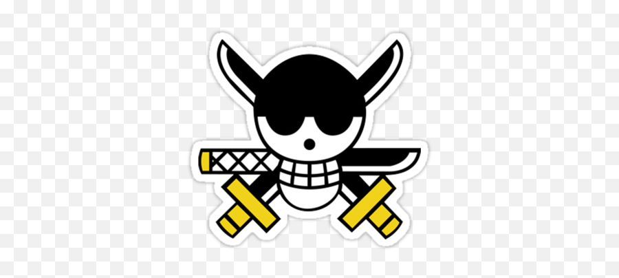 Roronoa Zoro Jolly Roger - One Piece Logo Zoro Emoji,Jolly Roger Emoji