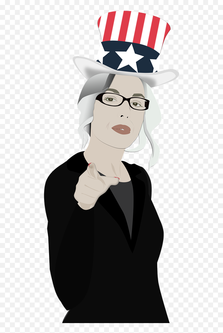 Uncle Sam Hat I Want You Illustrator - Illustration Emoji,Brown Hand Clap Emoji