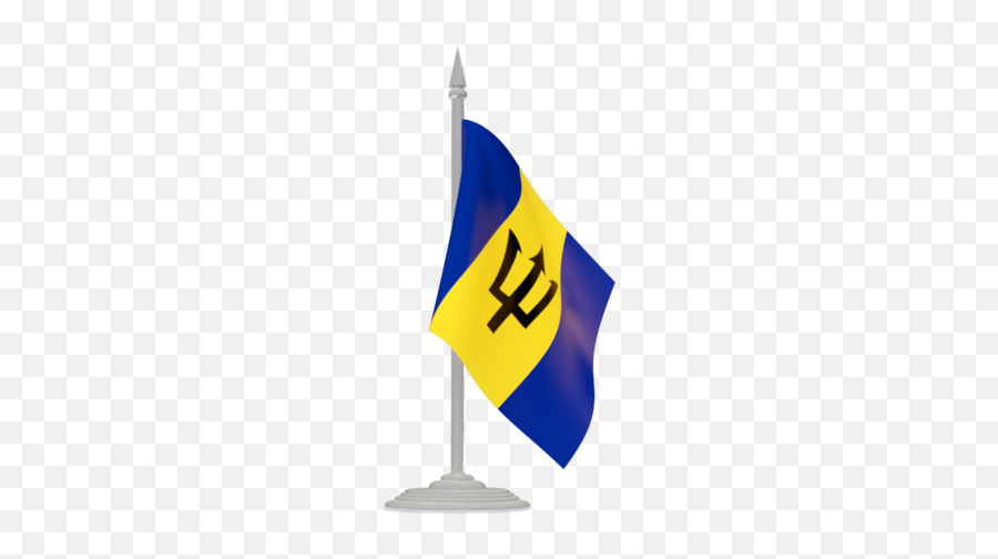 Barbados Flag Png Picture - Barbados Flag Pole Emoji,Bajan Flag Emoji