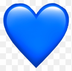 Blue Heart Emoji Sticker Freetoedit - Picsart Stickers