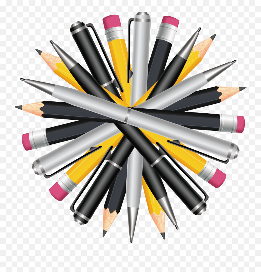 Vector Pens Pen Pencil Transparent U0026 Png Clipart Free - Pen And Pencils Png Emoji,Emoji Pens