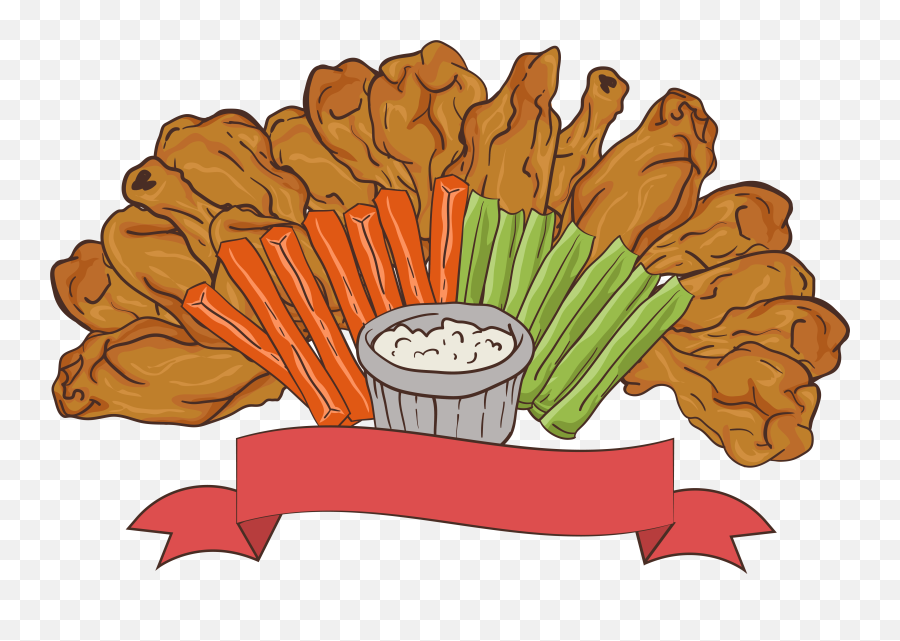 Korean Fried Chicken Clipart - Cartoon Buffalo Chicken Wing Emoji,Fried Chicken Emoji
