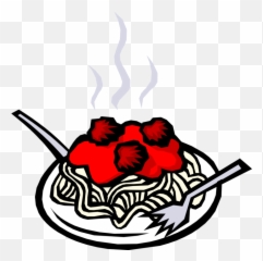 Transparent Background Spaghetti And Meatballs Clipart - Pasta Emoji
