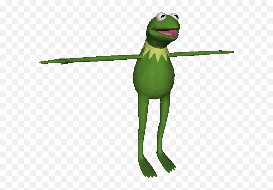 Kermit Dankfreetoedit - Kermit The Frog T Pose Kermit T Pose Emoji,T Pose Emoji