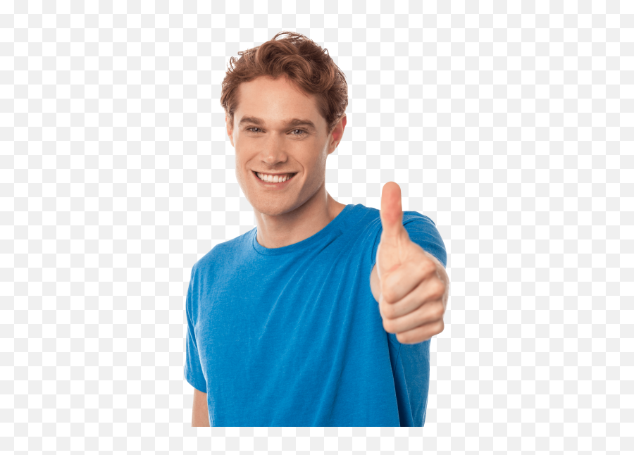 Download Hd Free Png Men Pointing Thumbs Up Png Images - Man Thumbs Up Transparent Background Emoji,Thumbs Up Emoji Png Transparent