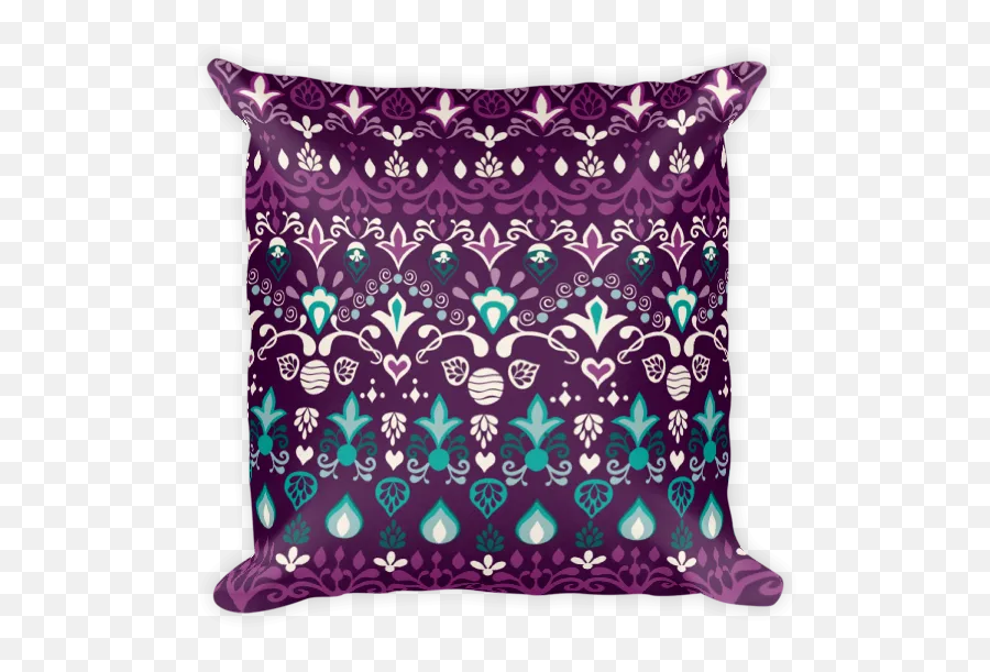 Love Heart Emoji Long Sleeve T - Cushion,Purple Heart Emoji Pillow