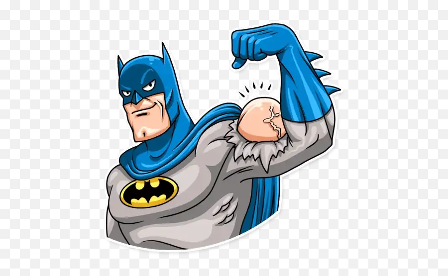 Batman 80s Stickers For Whatsapp - Batman Sticker Silver Age Emoji,Batman Emoji