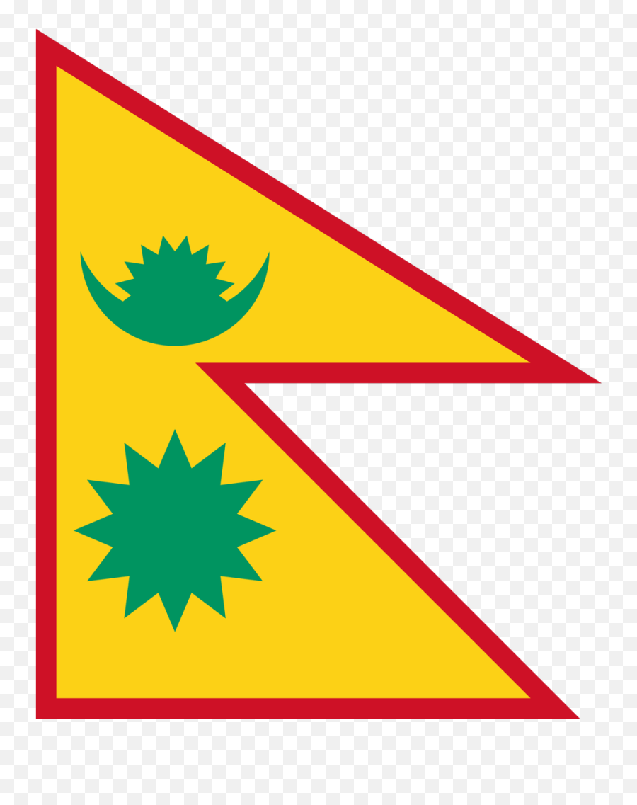 Emojiguru - Nepal Flag Black And White Emoji,Nepal Flag Emoji