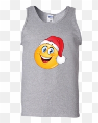 Christmas Emoji T Shirt G220 Gildan Cotton Tank Top,Cracker Emoji