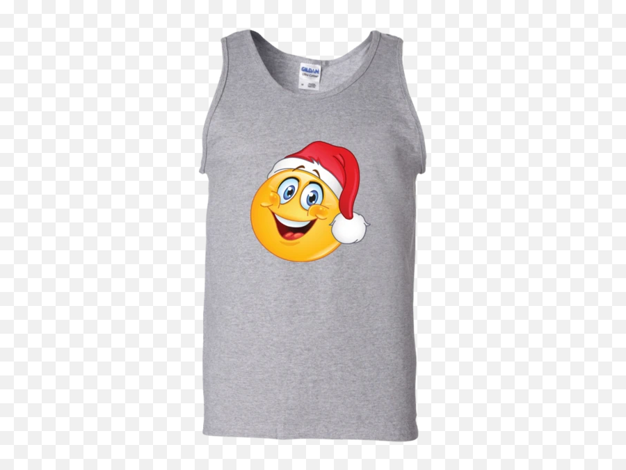 Christmas Emoji T Shirt G220 Gildan Cotton Tank Top,Cracker Emoji